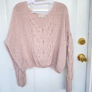 Beige Chenille Sweater